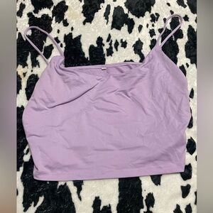 Purple Spaghetti String CropTop